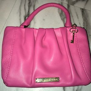 Juicy couture pink designer leather handbag